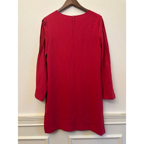 Ann Taylor Women’s Red Long Sleeve Shift Dress – Size 10 – New With Tags - Picture 8 of 12